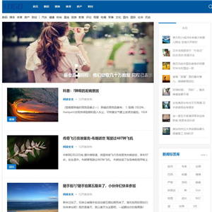蓝白博客新闻站群通用文章网站WordPress主题模板