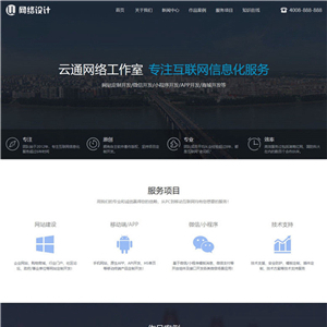 高端建设网络设计互联网信息化服务软件开发网络工作室网站WordPress主题
