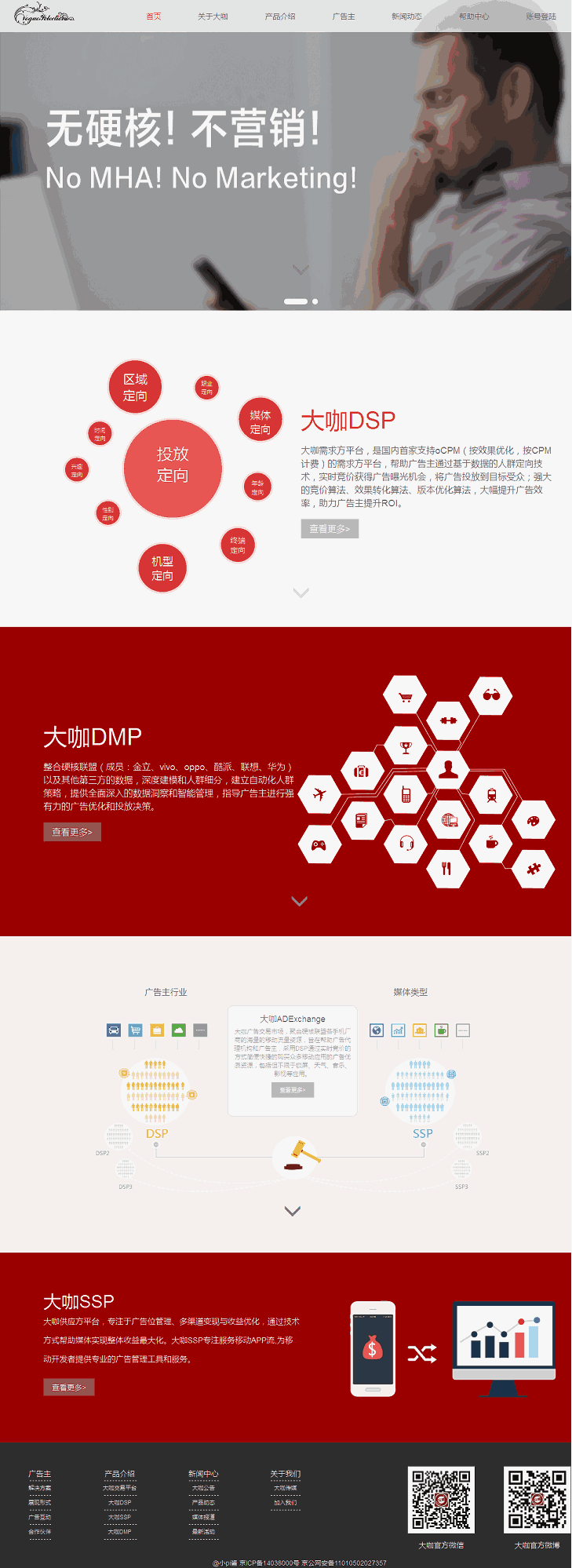 大气的电子商务公司全套网站制作_网站建设模板演示图