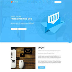 公司邮箱网络营销业务网站WordPress主题含手机站