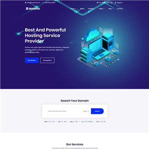域名服务器托管公司官网手机WordPress网站主题模板